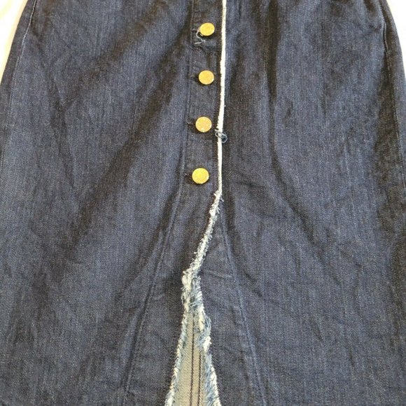 7 For All Mankind Sz 27 Front Pencil Skirt - Picture 7 of 7